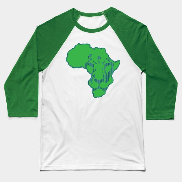 Afriking Baseball T-Shirt by fimbis